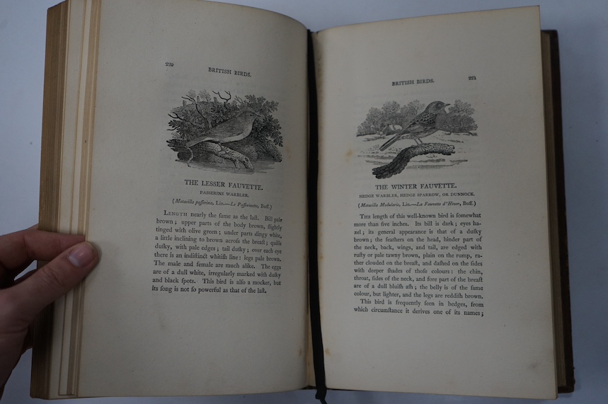 Bewick, Thomas - A History of British Birds, 2 vols. (Land and Water Birds), third edition, 8vo, numerous woodcut vignettes and illustrations, bound with ‘Supplement’ to rear of vol. 2, dated 1821, and 5pp. ‘Addenda’ to